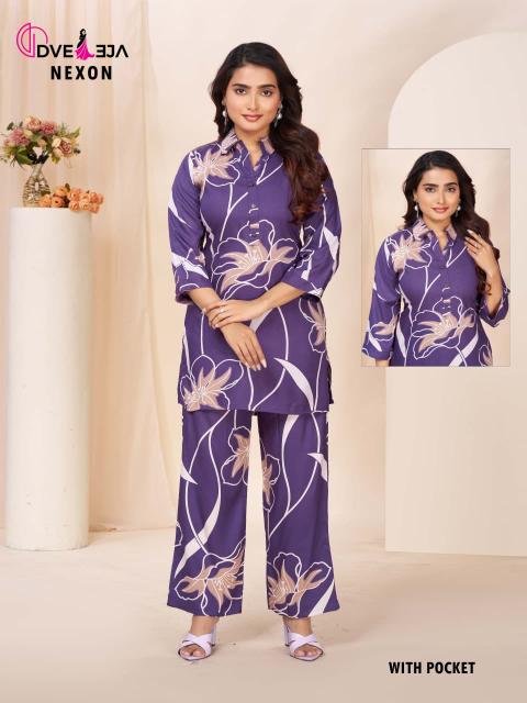 Dveeja nexon co ord set for women wholesale